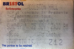 Bristol Ticket 1984